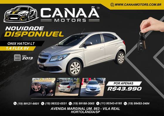 CHEVROLET ONIX 1.4 MPFI LT 8V FLEX 4P MANUAL